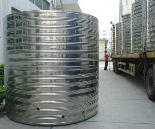 不锈钢圆柱形水箱定制